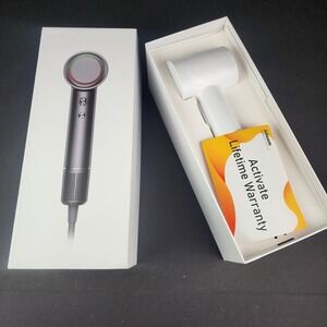 ALLOOM HAIR DRYER 160000 RPM PROFESSIONAL HIGH-SPEED BLOW DRYER - METALLIC GRAY